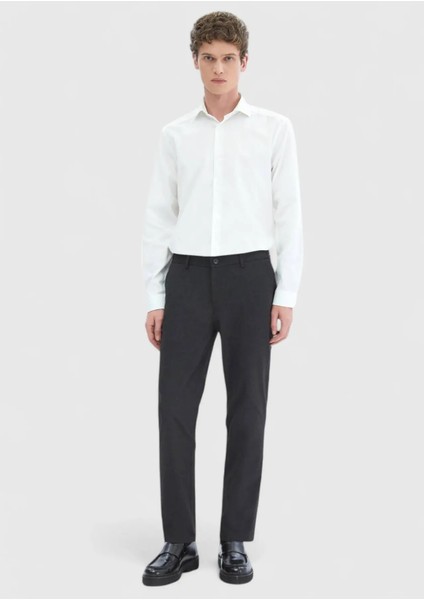 Beyaz Düz Casual Fit Dokuma Kadife Casual %100 Pamuk Gömlek fiyatları