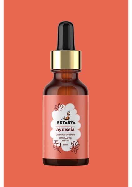 %100 Maserasyon Aynısefa Yağı Calendula Officinalis Oil - 50ml