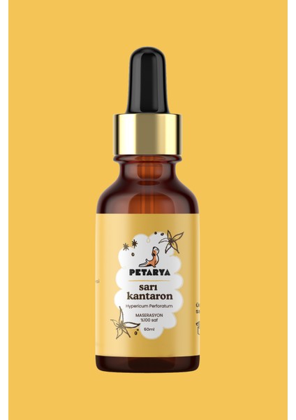 %100 Maserasyon Sarı Kantaron Yağı Hypericum Perforatum Oil - 50ml