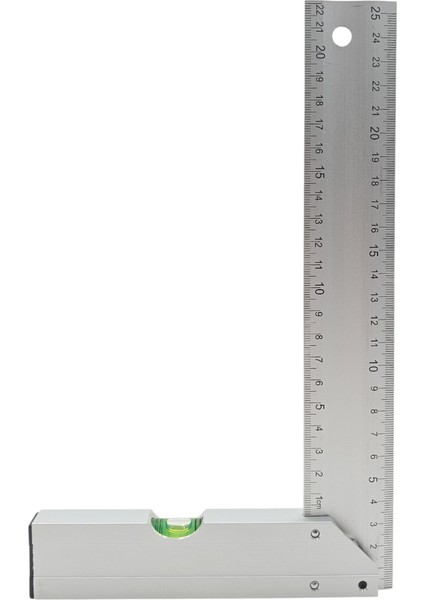 B.h.d BHD00195 250MM/25CM Alüminyum L Marangoz Gönye/su Terazili fiyatları