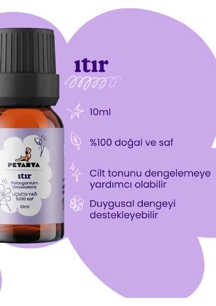 %100 Saf Uçucu Itır Yağı Pelargonıum Graveolens - 10ML modelleri