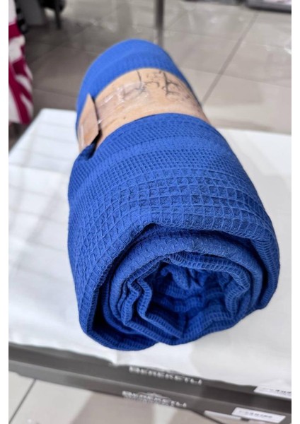 Çift Kişilik Yazlık Pamuklu Tek Pike Lacivert