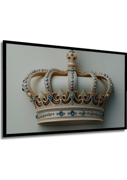 Çerçeve Görünümlü Kraliyet Zarafeti Yağlı Boya Görünümlü Dekoratif Ahşap Dekoratif Ofis Kare Tablo modelleri