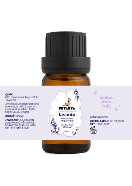 %100 Saf Uçucu Lavanta Yağı Lavandula Angustıfolıa - 10ML fiyatları