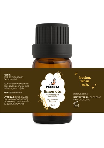 %100 Saf Uçucu Limon Otu Yağı Cymbopogon Flexuosus Oil - 10ml fiyatları