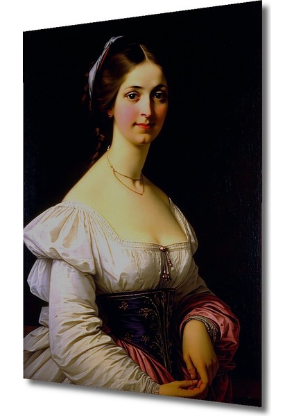 Zarafetin Yağlı Boya Görünümlü Dekoratif Ahşap Ev/işyeri/ofis Kare Tablosu fiyatları