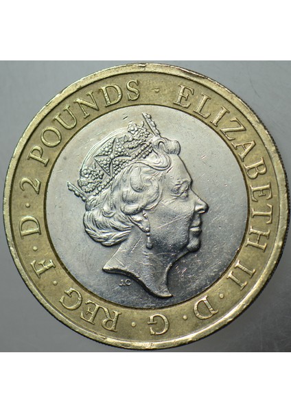 Birleşik Krallık 2 Pound 2016 Hatıra-Shakespeare'in Ölümünün 400. Yılı. Iı. Elizabeth. Ingiltere fiyatları