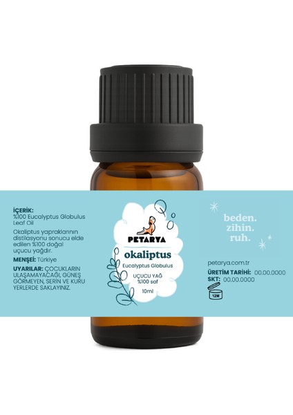 %100 Saf Uçucu Okaliptus Yağı Eucalyptus Globulus - 10ml fiyatları