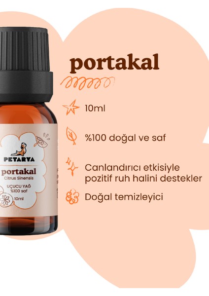 %100 Saf Uçucu Portakal Yağı Citrus Sinensis - 10ml modelleri