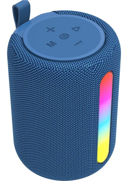 PBS228 Işıklı Taşınabilir Kablosuz Bluetooth Speaker Hoparlör 1200 Mah Navy fiyatları