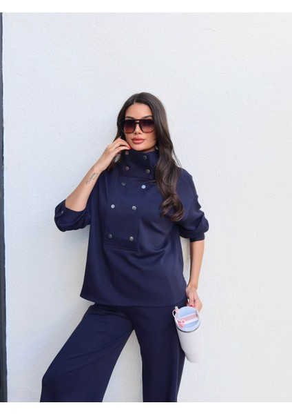 Dik Yaka Çıtçıtlı Modal Takım fiyatları