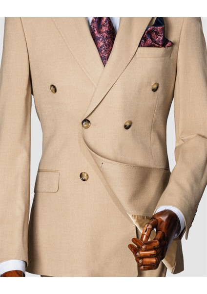 ECH.2351-2751 Kırcıllı Kumaş Kruvaze Takım Elbise fırsatları