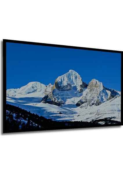 Çerçeve Görünümlü Buzul Dağı Yağlı Boya Görünümlü Dekoratif Ahşap Ev/işyeri/ofis Kare Tablo modelleri