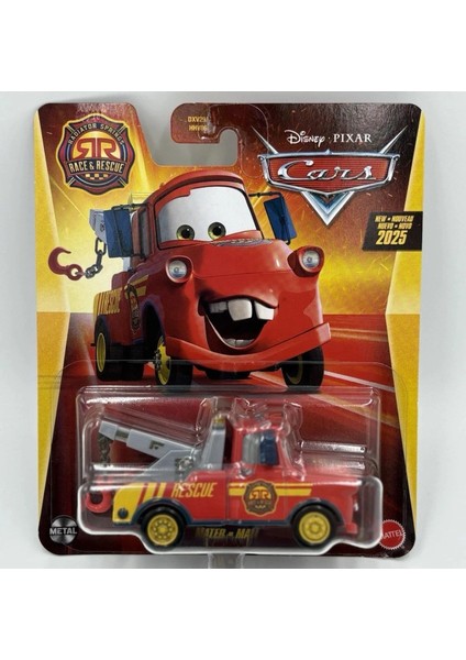 Disney Pixar Cars Race & Rescue Mater Martin Mate Diecast Metal Araba Oyuncak 1:55 Model