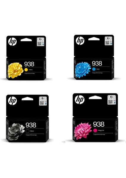 Orijinal 938 4 Renk Kartuş Seti