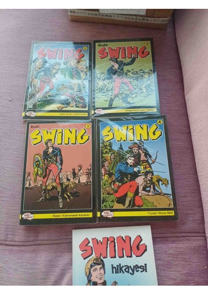 Renklı Swing 1-5 Tam Takım Yenı Kondisyonda Her Cılt 130 Sayfa Renklı Hozcomiks modelleri