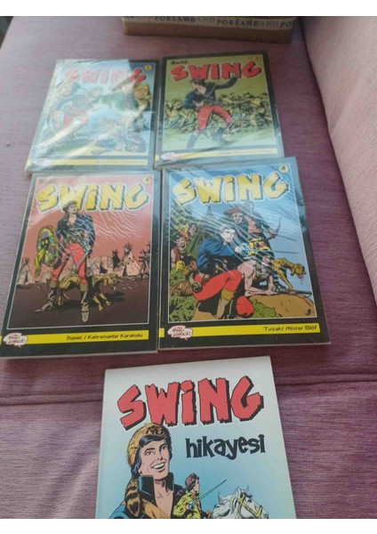 Renklı Swing 1-5 Tam Takım Yenı Kondisyonda Her Cılt 130 Sayfa Renklı Hozcomiks indirimleri