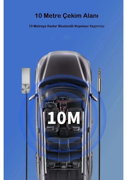 USB Aux Wireless Bluetooth Araç Kiti Bluetooth 5.1 Stereo Ses Alıcısı Aux 3.5 mm Bluetooth Adaptör fırsatları