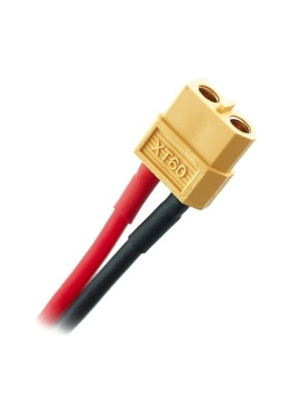 XT60 Dişi Konektör - 10 cm Silikon Kablo
