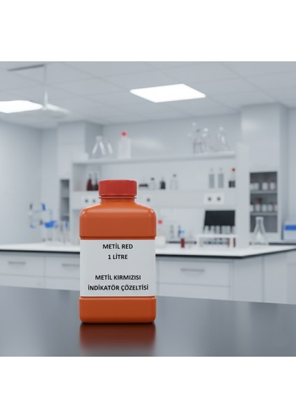 Metil Red - (Metil Kırmızısı İndikatör Çözeltisi) - 1 Litre - Yüksek Kaliteli - Zurih Lab fiyatları