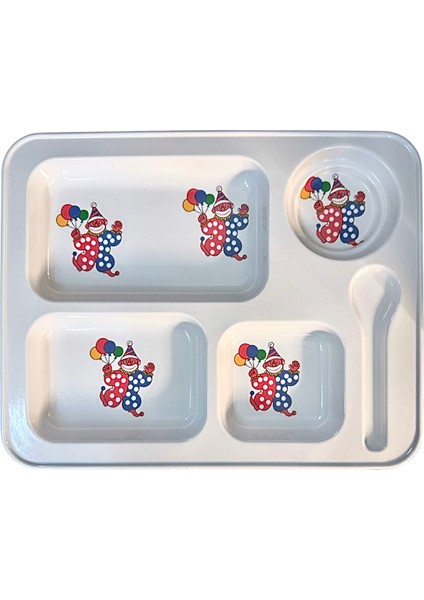 Çocuk Mama Tabağı Tabldot 5 Bölmeli Melamin fiyatları