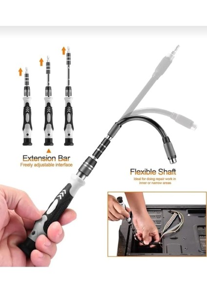 115 Parça Bilgisayar Gözlük Saat Telefon Tamir Tornavida Seti Kutulu fırsatları