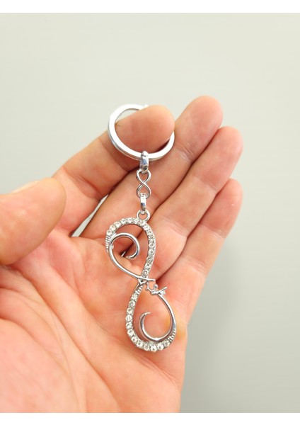 Anahtarlık Çanta Aksessuarı Taşlı Sonsuzluk Simgesi Anahtarlik fiyatları