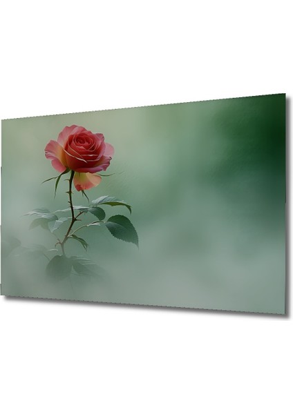 Pastel Tonlarda Gül Bahçesi Dekoratif Ahşap Ev/işyeri/ofis Kare Tablo fiyatları