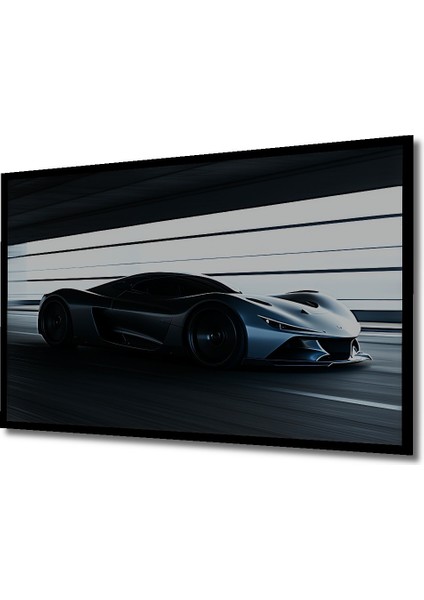 Çerçeve Görünümlü Hızlı Yarış Arabası Modern Dekoratif Ahşap Ev/işyeri/ofis Kare Tablo fiyatları