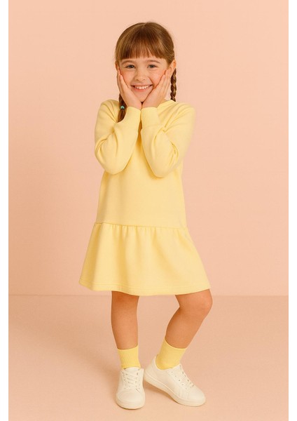 Kız Çocuk Mevsimlik Elbise Sarı fiyatları