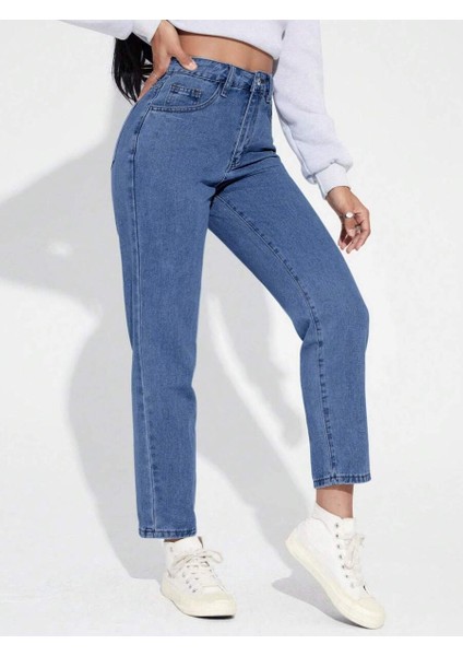 Kadın Boyfriend Denim Jean Pantolon fırsatları