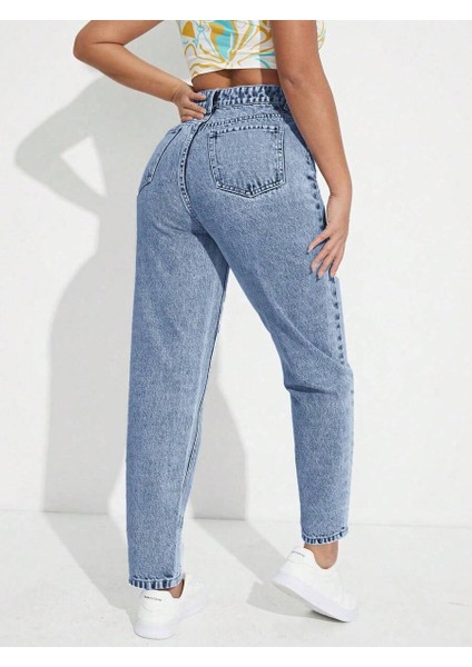 Kadın Boyfriend Denim Jean Pantolon fiyatları