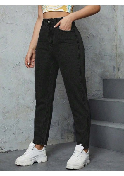 Kadın Boyfriend Denim Jean Pantolon