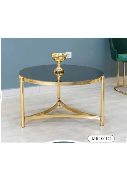 Mim Füme - Gold Mersedes Orta Sehpa