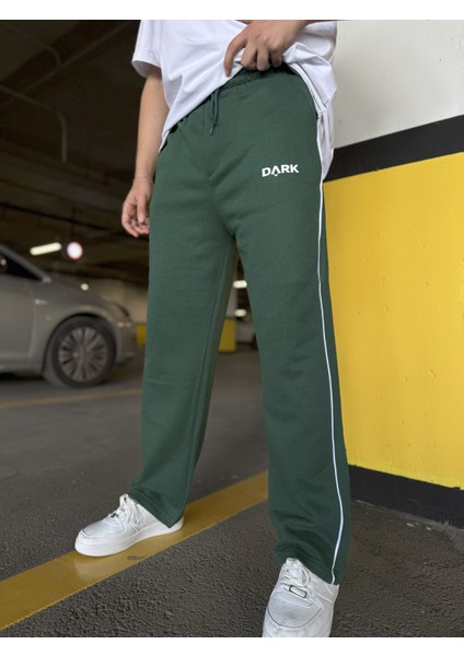 Erkek Şeritli Baskılı Oversize Baggy Eşofman fırsatları