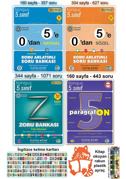 5. Sınıf Konu Anlatımlı Soru Zoru Bankası Tüm Dersler Paragrafon Set 2026