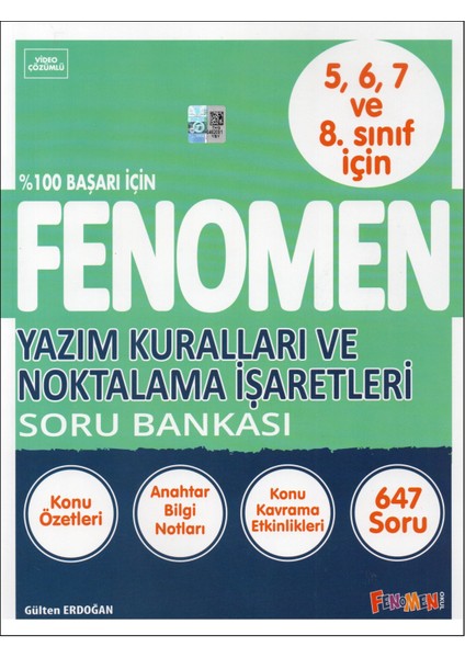 Fenomen Yazım Kuralları ve Noktalama Işaretleri Soru Bankası