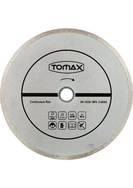 Sürekli Elmas Fayans Kesici Disk - 230X2,4X22