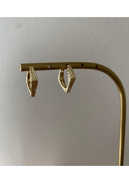 Xuping Çizgili Geometrik Gold Küpe modelleri