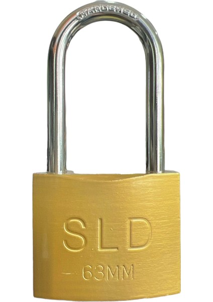 Sarı Uzun Asma Kilit 25 mm