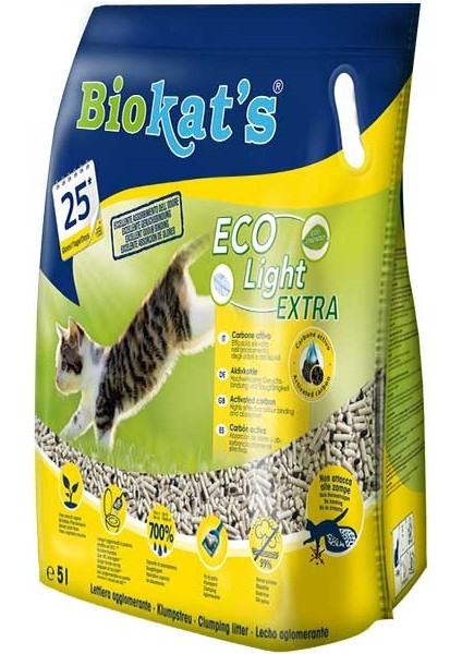 Biokats Pelet Kedi Kumu Eco Light Extra 5lt
