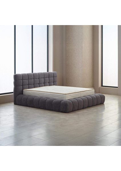 Alegria Çift Kişilik Baza Başlık Seti - Antrasit fırsatları