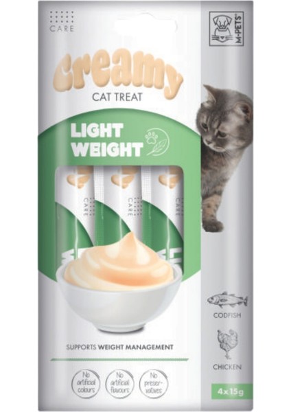 Light Weight Fonksiyonel Creamy Kedi Ödülü 4X15GR