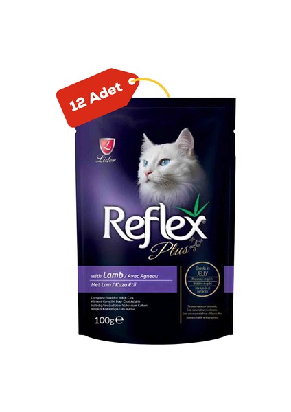 Plus Kuzu Etli Kedi Konservesi 12X100GR 12LI fiyatları