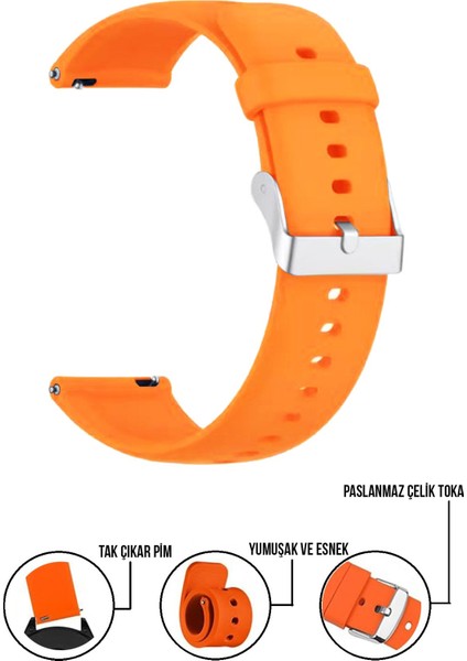 Tcl Movetime MT40-MT40X Saat Uyumlu Silikon Akıllı Çocuk Saati Kordonu MT40A72SLK
