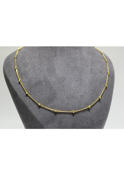 14 Ayar Gerçek Altın Dorikalı Zincir Kolye modelleri