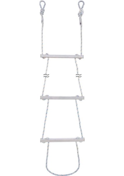 Aleminyum Basamaklı Merdiven ( 1 Metre )