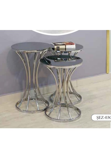 Mim Füme - Gümüş Şelale Zigon Sehpa