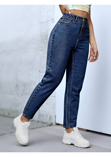 Kadın Boyfriend Denim Jean Pantolon fırsatları