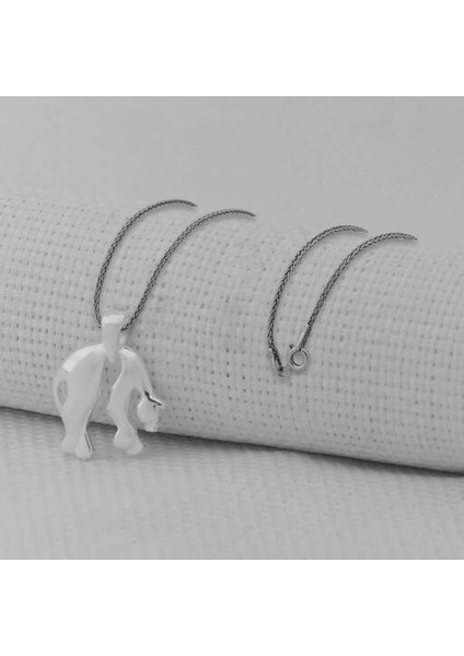 Panter Tasarımlı 925 Ayar Gümüş Erkek Kolye